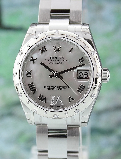 (image for) UNWORN ROLEX MID SIZE STEEL OYSTER PERPETUAL DATEJUST / 178344